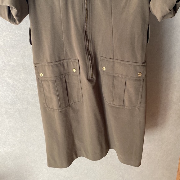 Hunter navy green shirt dress - Picture 5 of 7